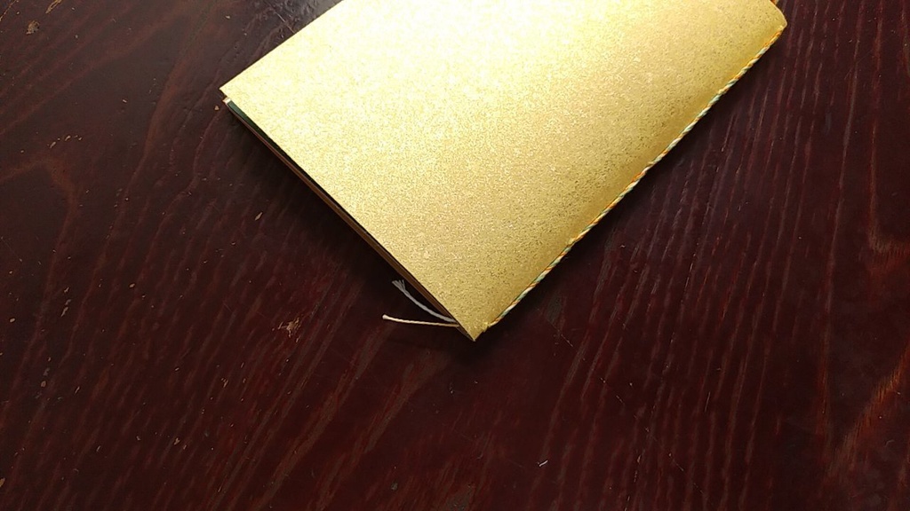 ✒A6ノート「孔雀のように」【紙たくさん!ノート】