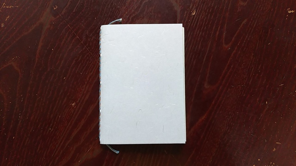 ✒A6ノート「嵐、やってくる。」【紙たくさん!ノート】