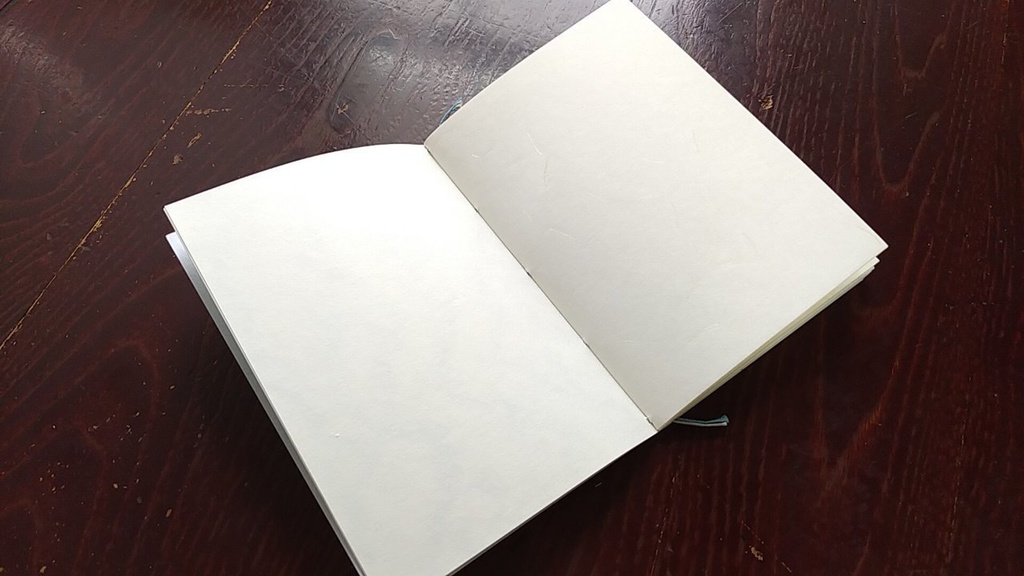 ✒A6ノート「嵐、やってくる。」【紙たくさん!ノート】