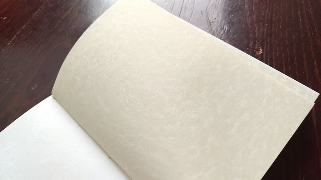 ✒A6ノート「嵐、やってくる。」【紙たくさん!ノート】