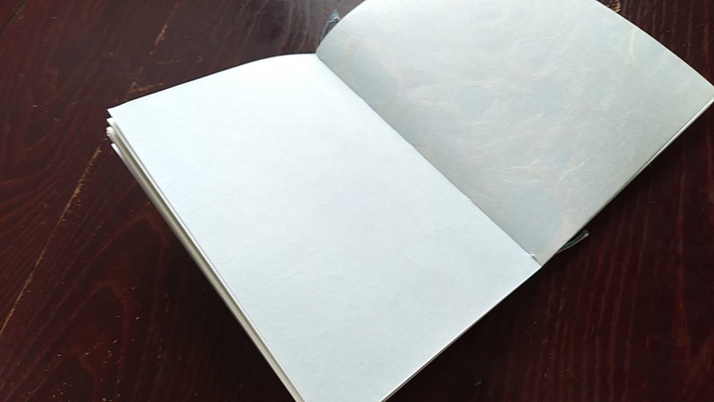 ✒A6ノート「嵐、やってくる。」【紙たくさん!ノート】