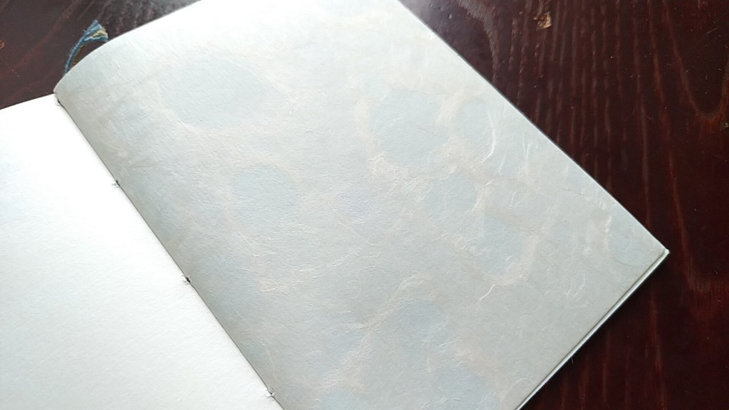 ✒A6ノート「嵐、やってくる。」【紙たくさん!ノート】