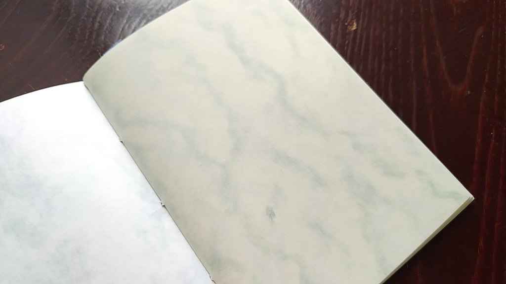 ✒A6ノート「嵐、やってくる。」【紙たくさん!ノート】