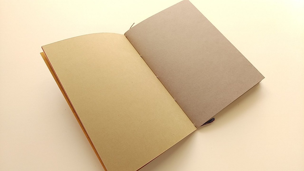 ✒A6ノート「大地鳴る」【紙たくさん!ノート】