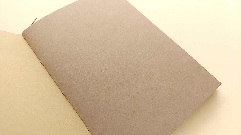 ✒A6ノート「大地鳴る」【紙たくさん!ノート】