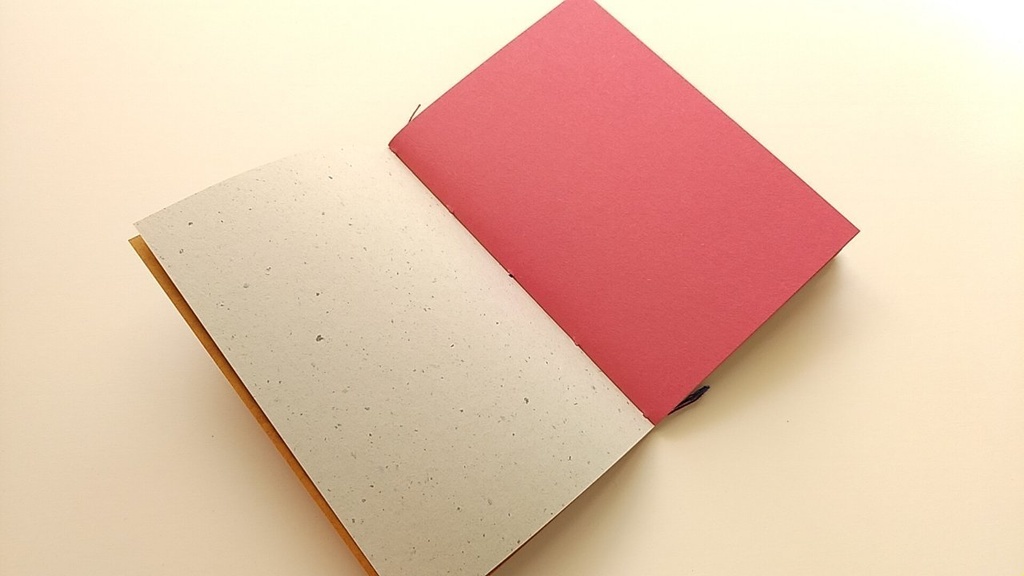 ✒A6ノート「大地鳴る」【紙たくさん!ノート】