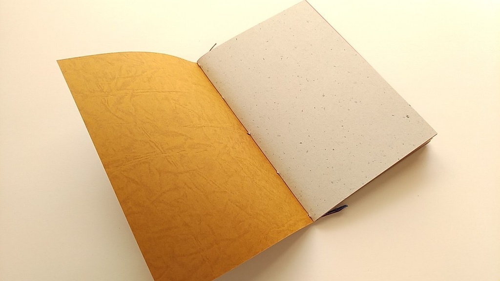 ✒A6ノート「大地鳴る」【紙たくさん!ノート】