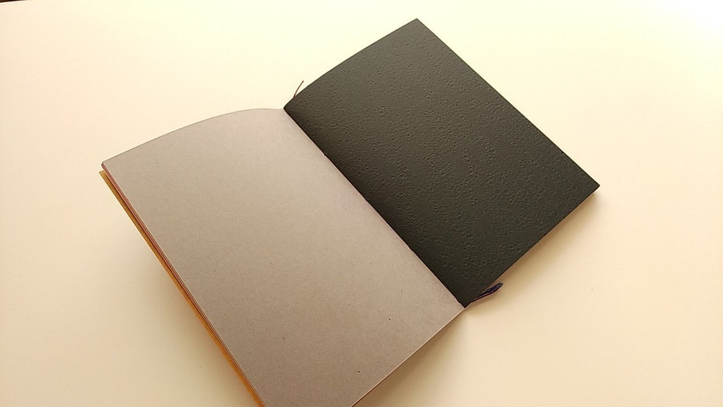 ✒A6ノート「大地鳴る」【紙たくさん!ノート】