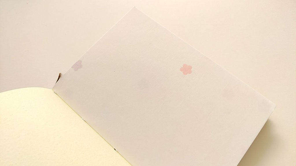 ✒A6ノート「こげちゃったハンバーグ…」【紙たくさん!ノート】