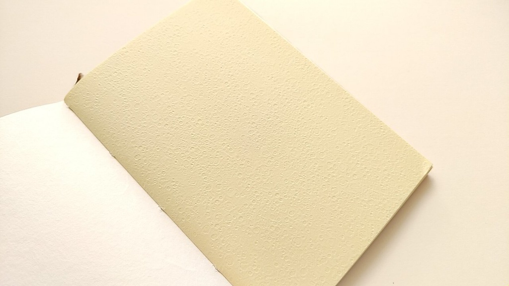 ✒A6ノート「こげちゃったハンバーグ…」【紙たくさん!ノート】