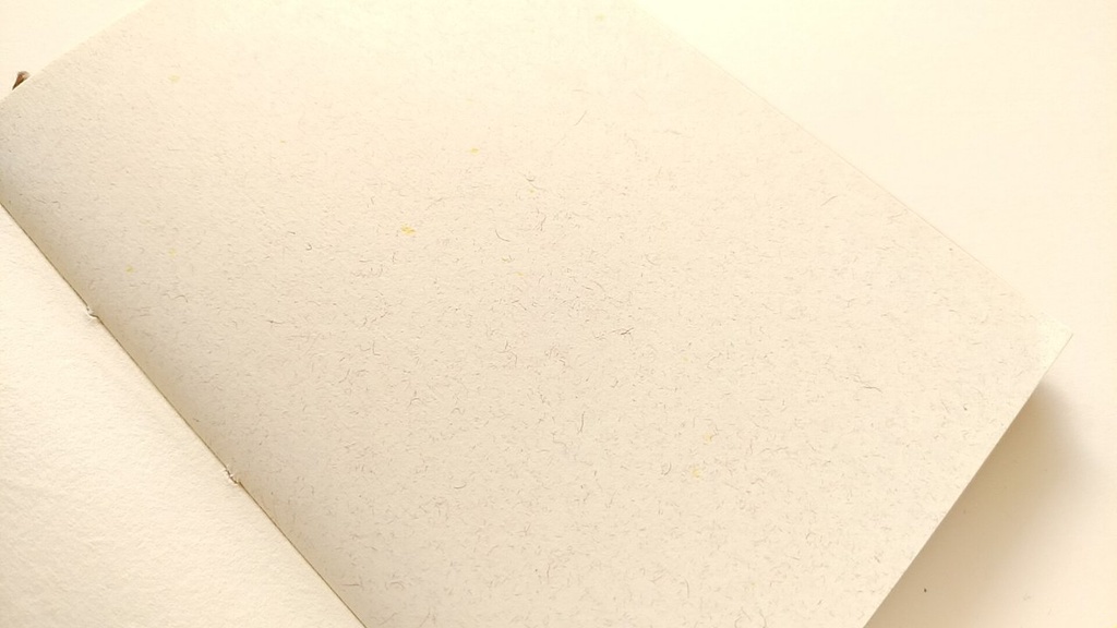 ✒A6ノート「こげちゃったハンバーグ…」【紙たくさん!ノート】