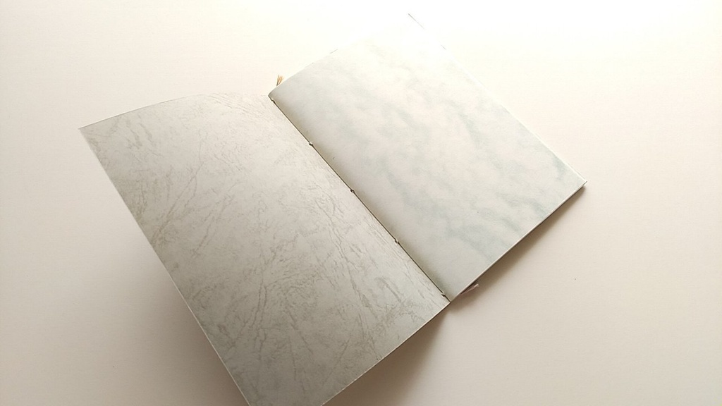 ✒A6ノート「乾いた地に吹く風」【紙たくさん!ノート】