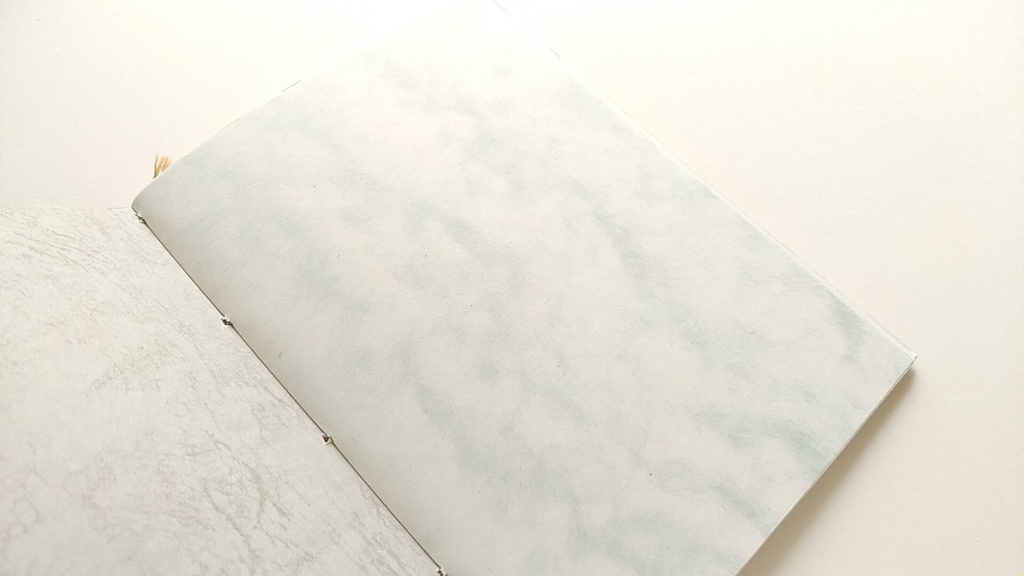 ✒A6ノート「乾いた地に吹く風」【紙たくさん!ノート】