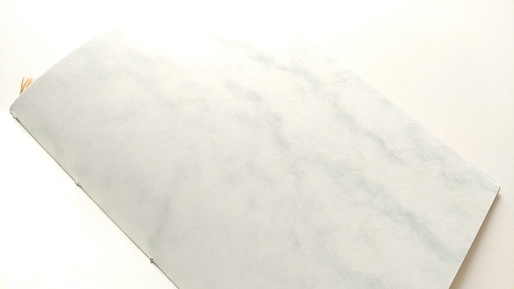 ✒A6ノート「乾いた地に吹く風」【紙たくさん!ノート】