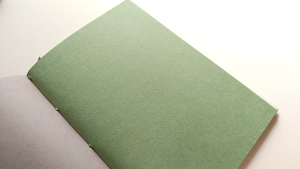 ✒A6ノート「原生林」【紙たくさん!ノート】