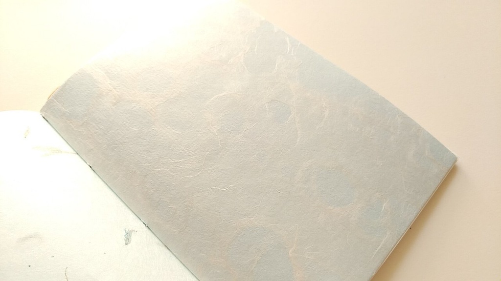 ✒A6ノート「風のバラ」【紙たくさん!ノート】