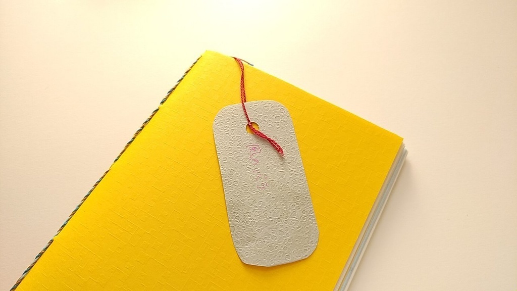 ✒A6ノート「風のバラ」【紙たくさん!ノート】