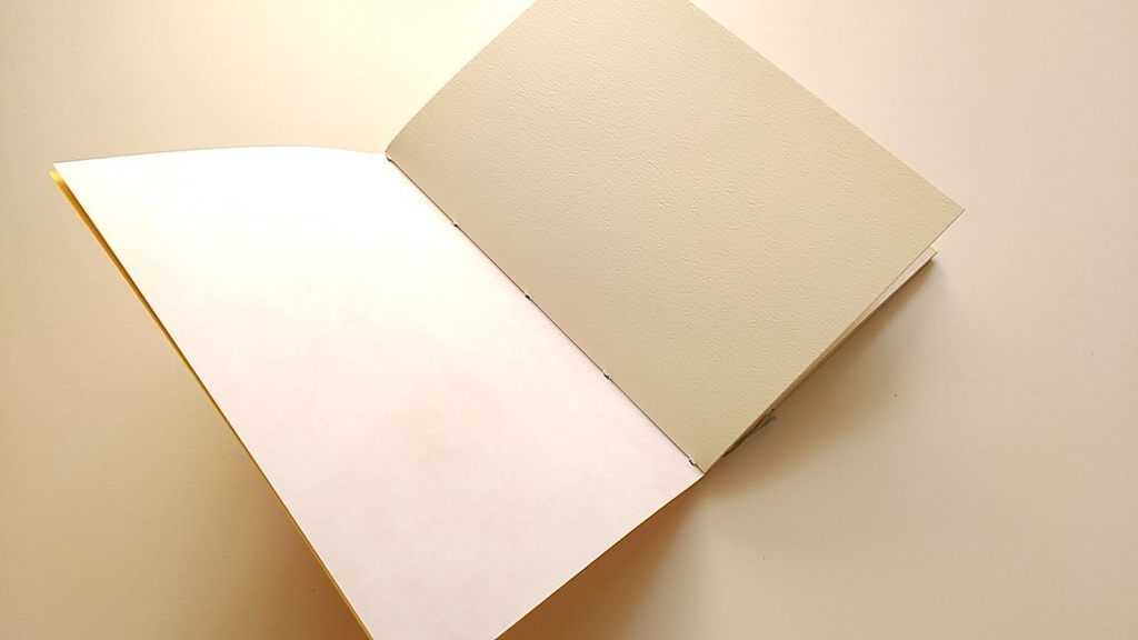 ✒A6ノート「風のバラ」【紙たくさん!ノート】