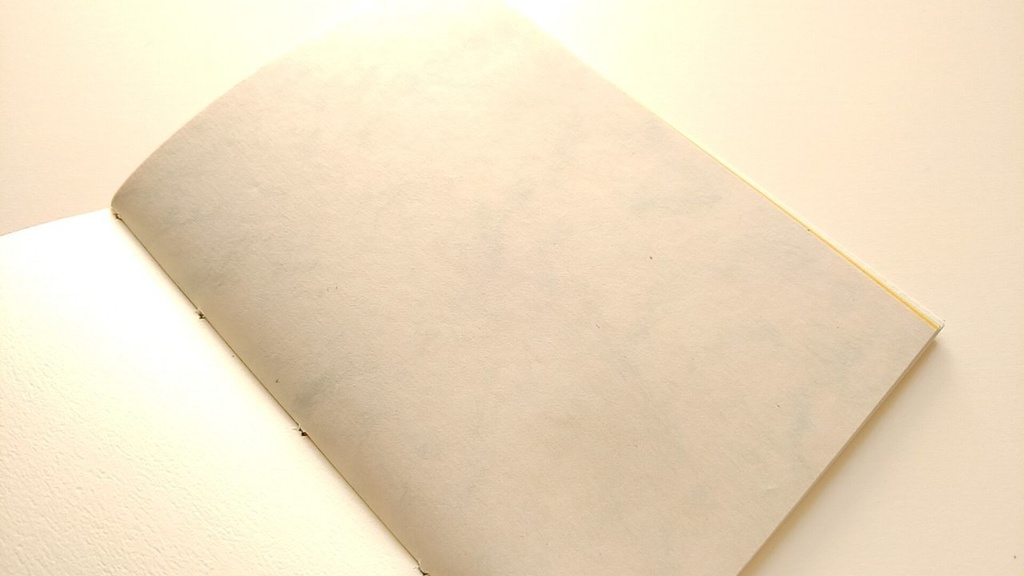 ✒A6ノート「風のバラ」【紙たくさん!ノート】