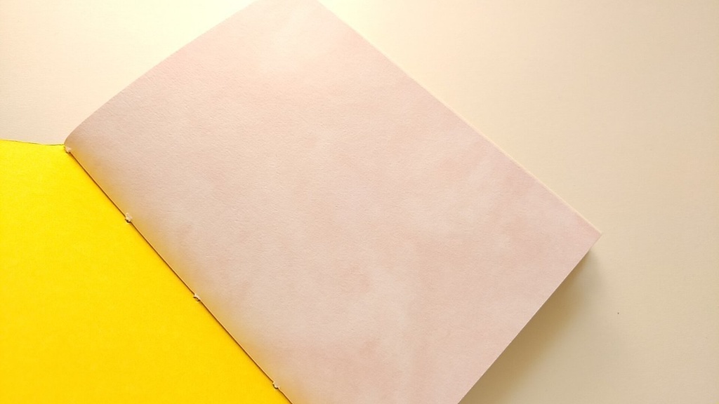 ✒A6ノート「風のバラ」【紙たくさん!ノート】