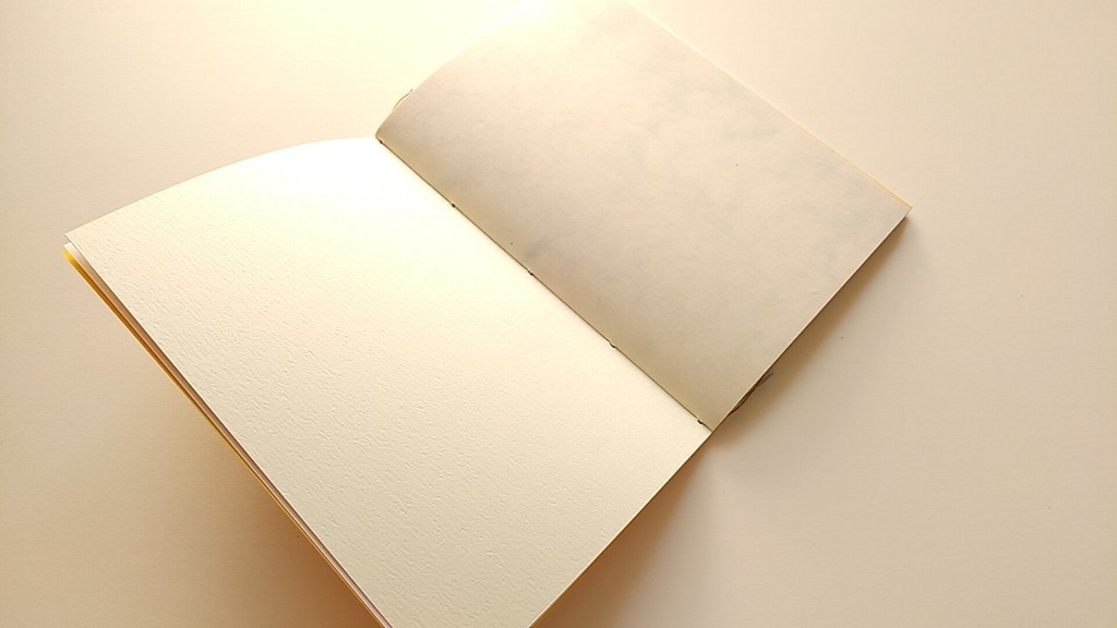 ✒A6ノート「風のバラ」【紙たくさん!ノート】