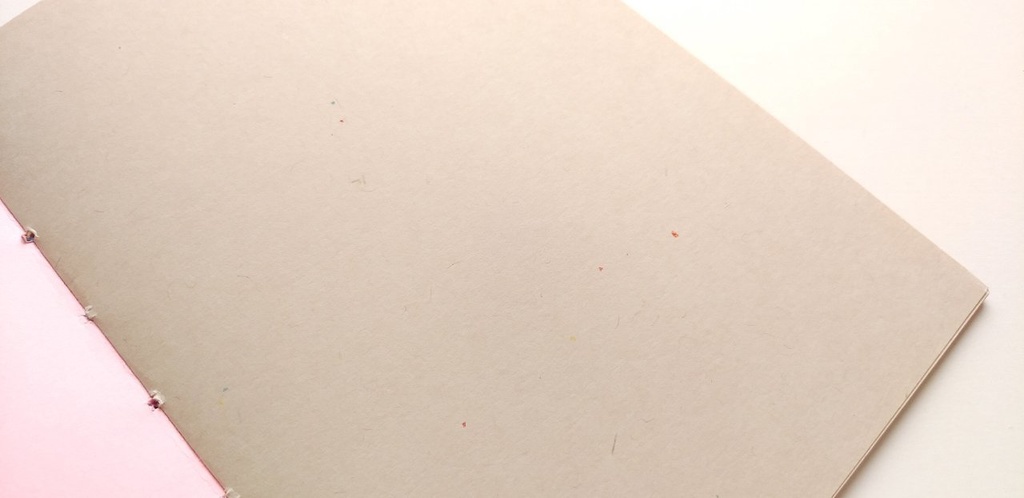 A5ノート【薄手 Re.】「心をこめて A」紙たくさんノート!