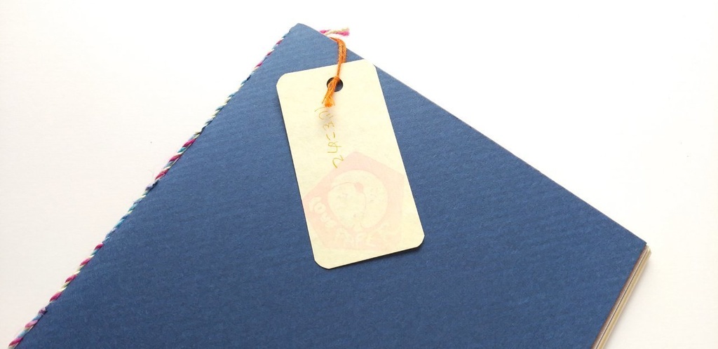 A5ノート【薄手 Re.】「心をこめて A」紙たくさんノート!