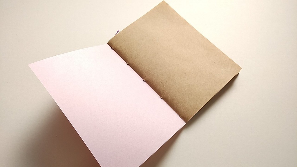 【Passportクラフト64P】紙たくさん! モスピンク+クラフト