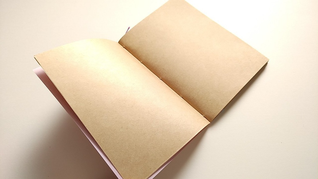 【Passportクラフト64P】紙たくさん! モスピンク+クラフト