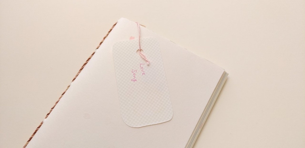 A6ノート「Love Song.」【紙たくさん!ノート】