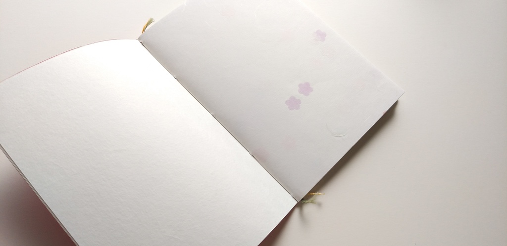 A6ノート「植物と水にかこまれて」【紙たくさん!ノート】