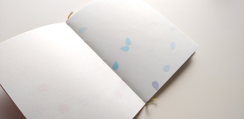 A6ノート「植物と水にかこまれて」【紙たくさん!ノート】