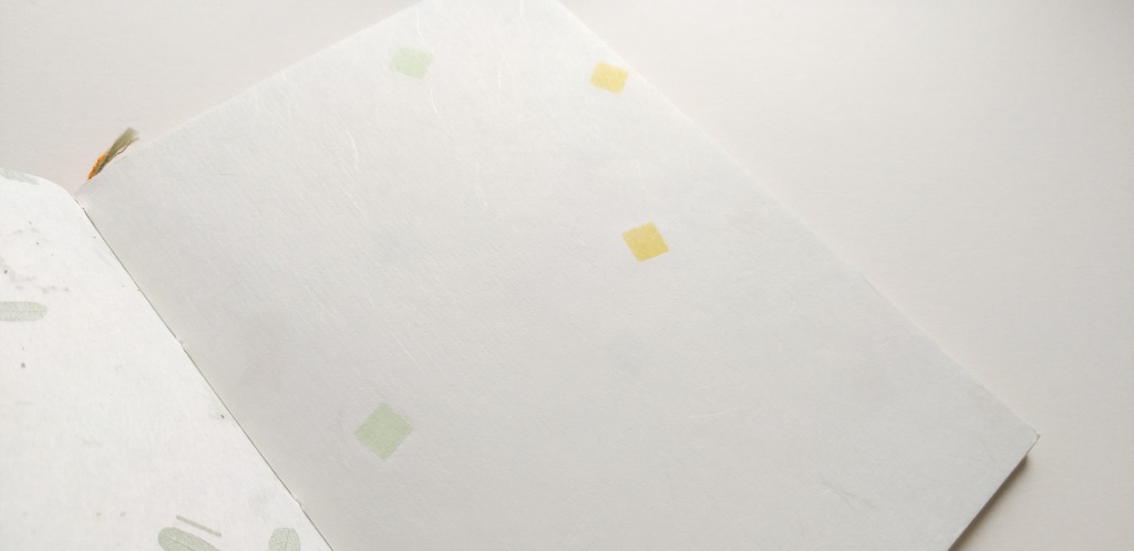 A6ノート「植物と水にかこまれて」【紙たくさん!ノート】