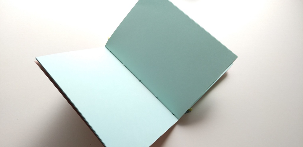 【Passport-厚紙- アサギ64P】紙たくさん! 新星ブラウン+アサギ