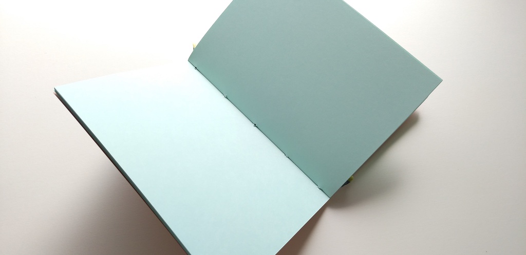 【Passport-厚紙- アサギ64P】紙たくさん! 新星ブラウン+アサギ