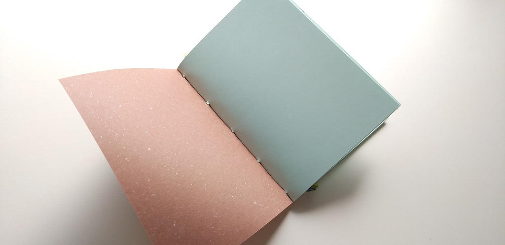 【Passport-厚紙- アサギ64P】紙たくさん! 新星ブラウン+アサギ