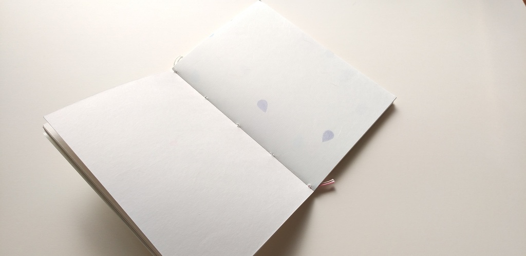 A6ノート「桜流し」【紙たくさん!ノート】