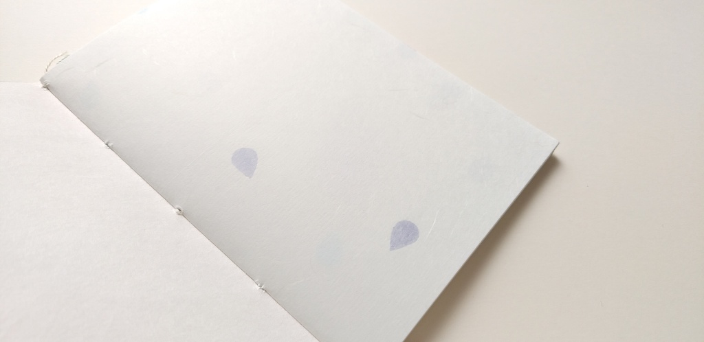 A6ノート「桜流し」【紙たくさん!ノート】