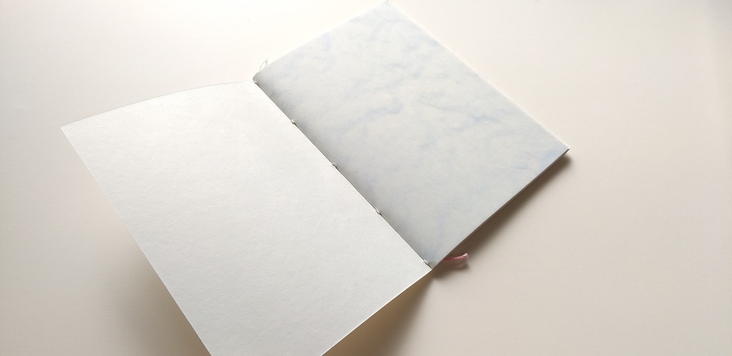 A6ノート「桜流し」【紙たくさん!ノート】