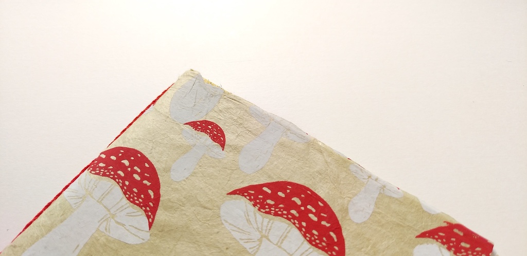 A6ノート「キノコを感じてみた」【紙たくさん!ノート】