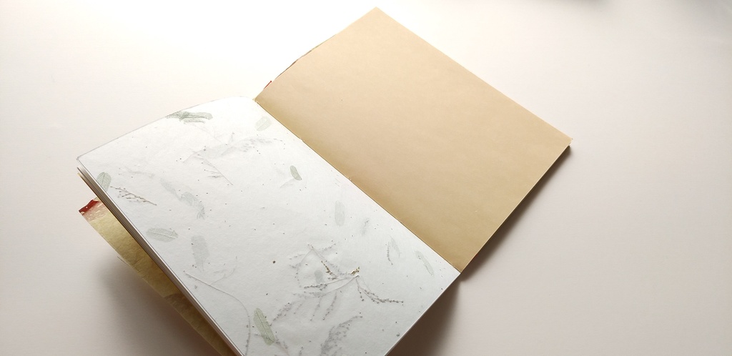 A6ノート「キノコを感じてみた」【紙たくさん!ノート】