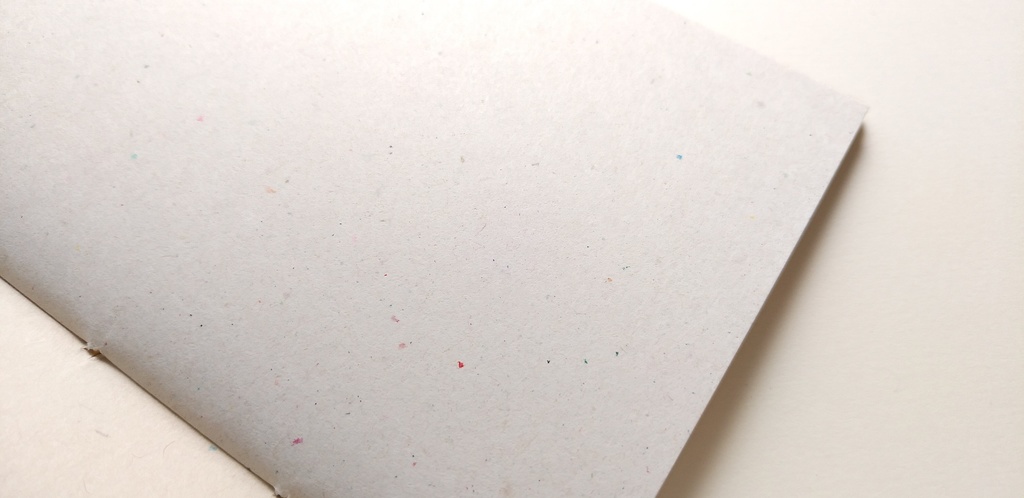 A6ノート「旧作バフン紙 からし色」★【紙たくさん!ノート】