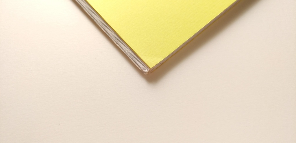 A6ノート「旧作レイドイエロー」★【紙たくさん!ノート】