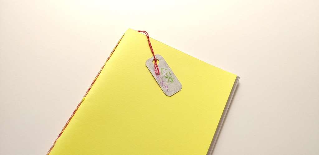 A6ノート「旧作レイドイエロー」★【紙たくさん!ノート】