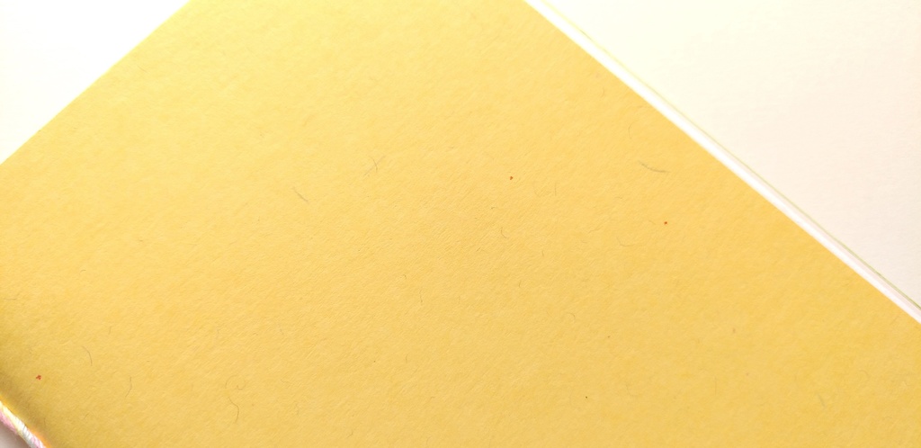 A6ノート「旧作草木染 イエロー」★【紙たくさん!ノート】