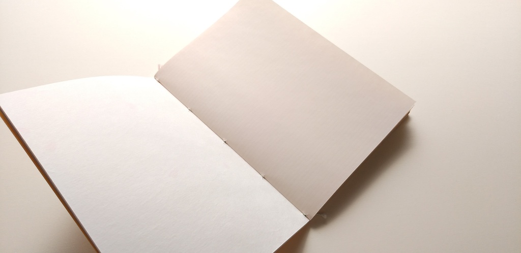 A6ノート「旧作草木染 イエロー」★【紙たくさん!ノート】