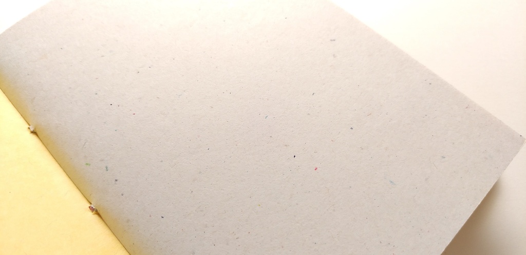 A6ノート「旧作草木染 イエロー」★【紙たくさん!ノート】