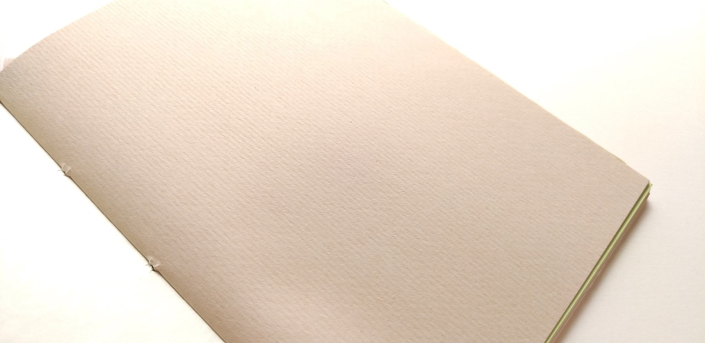 A6ノート「旧作草木染 イエロー」★【紙たくさん!ノート】