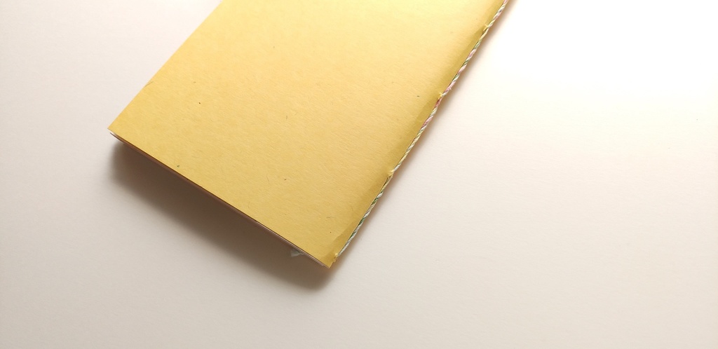 A6ノート「旧作草木染 イエロー」★【紙たくさん!ノート】