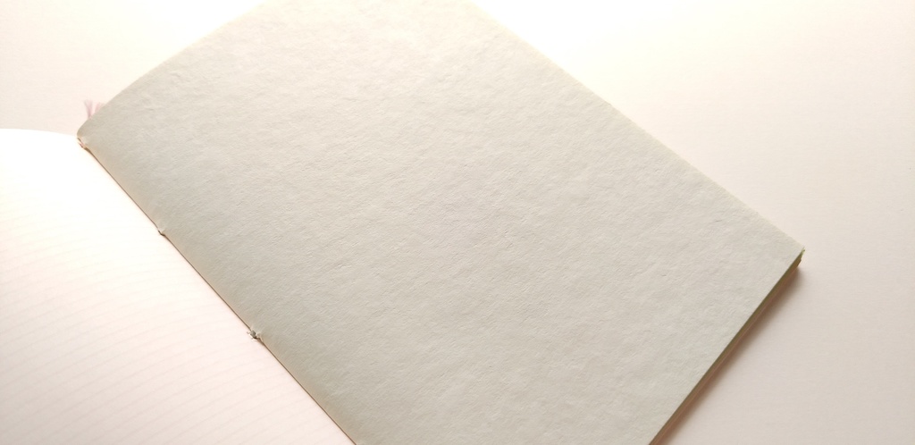 A6ノート「旧作草木染 イエロー」★【紙たくさん!ノート】